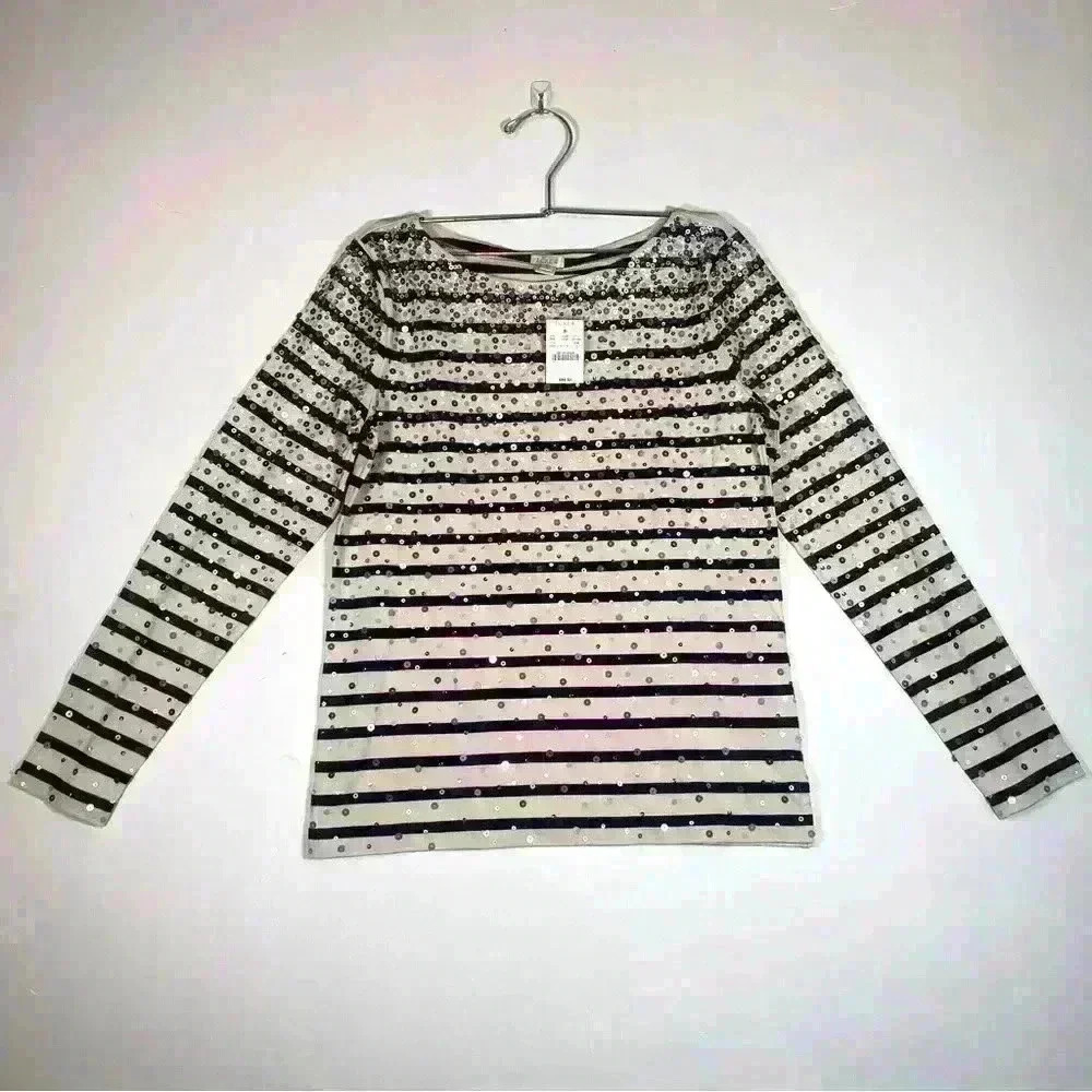 J. Crew Woman’s Sequin Top. NWT. Size S